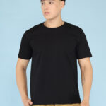 Men's Luxury Pima Cotton Oversized Black T-Shirt, Soft, Lightweight, Everyday Comfort
