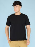 Men's Luxury Pima Cotton Oversized Black T-Shirt, Soft, Lightweight, Everyday Comfort