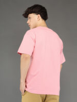 Men's Luxury Pima Cotton Oversized Pink T-Shirt, Soft, Lightweight, Everyday Comfort - Image 4