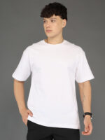 Men's Luxury Pima Cotton Oversized White T-Shirt, Soft, Lightweight, Everyday Comfort