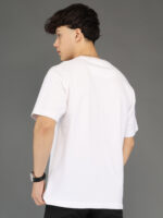 Men's Luxury Pima Cotton Oversized White T-Shirt, Soft, Lightweight, Everyday Comfort - Image 5