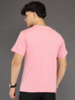 Men's Luxury Pima Cotton Round Neck Pink T-Shirt, Soft, Lightweight, Everyday Comfort - Image 5