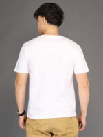 Men's Luxury Pima Cotton Round Neck White T-Shirt, Soft, Lightweight, Everyday Comfort - Image 5