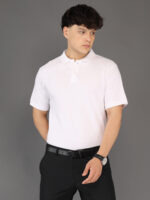 Men's Luxury Pima Cotton Polo White T-Shirt, Soft, Lightweight, Everyday Comfort - Image 2