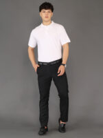 Men's Luxury Pima Cotton Polo White T-Shirt, Soft, Lightweight, Everyday Comfort - Image 3