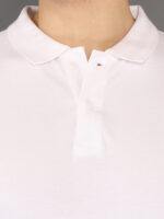 Men's Luxury Pima Cotton Polo White T-Shirt, Soft, Lightweight, Everyday Comfort - Image 4