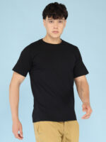 Men's Luxury Pima Cotton Oversized Black T-Shirt, Soft, Lightweight, Everyday Comfort - Image 3