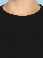 Men's Luxury Pima Cotton Round Neck Black T-Shirt, Soft, Lightweight, Everyday Comfort - Image 5